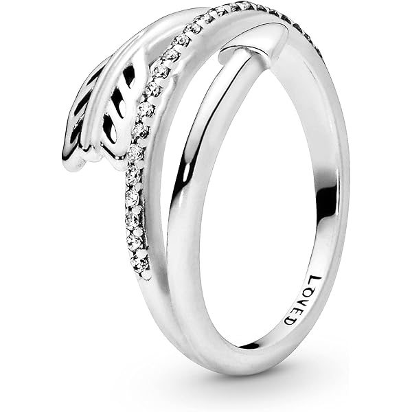 PANDORA　silver925 リング　セット売り 925 Sterling Silver PANDORA Sparkling Overlapping Band Ring